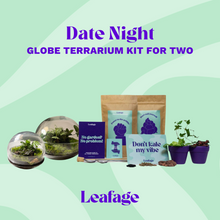 Load image into Gallery viewer, Globe Date Night Home Terrarium Kit for Two
