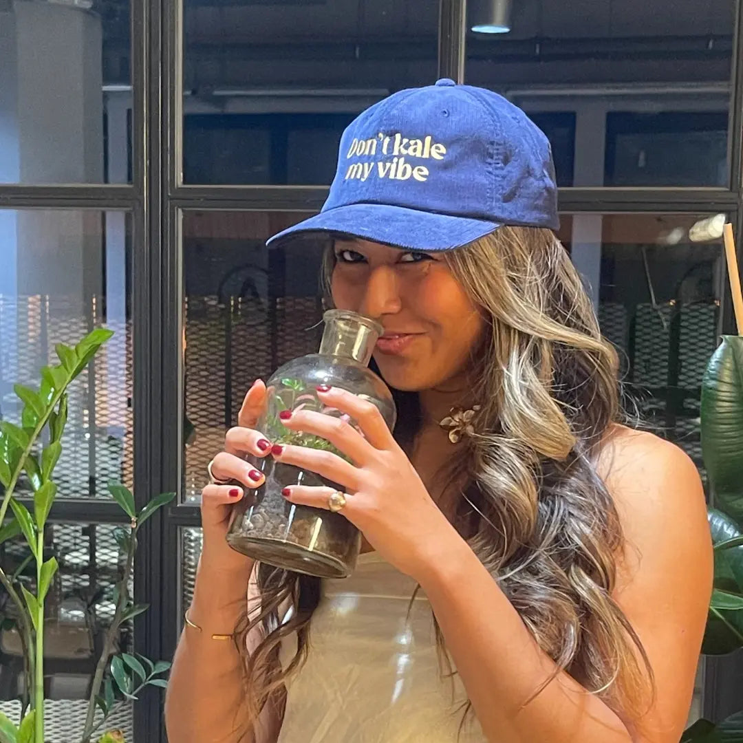 Leafage Don't Kale My Vibe Corduroy Cap BATCH 1