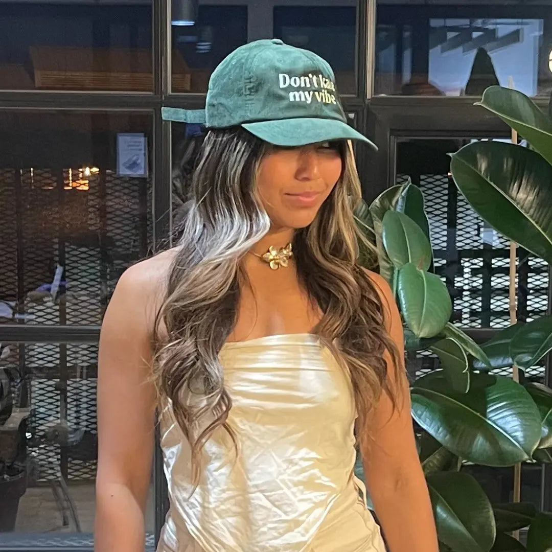 Leafage Don't Kale My Vibe Corduroy Cap BATCH 1
