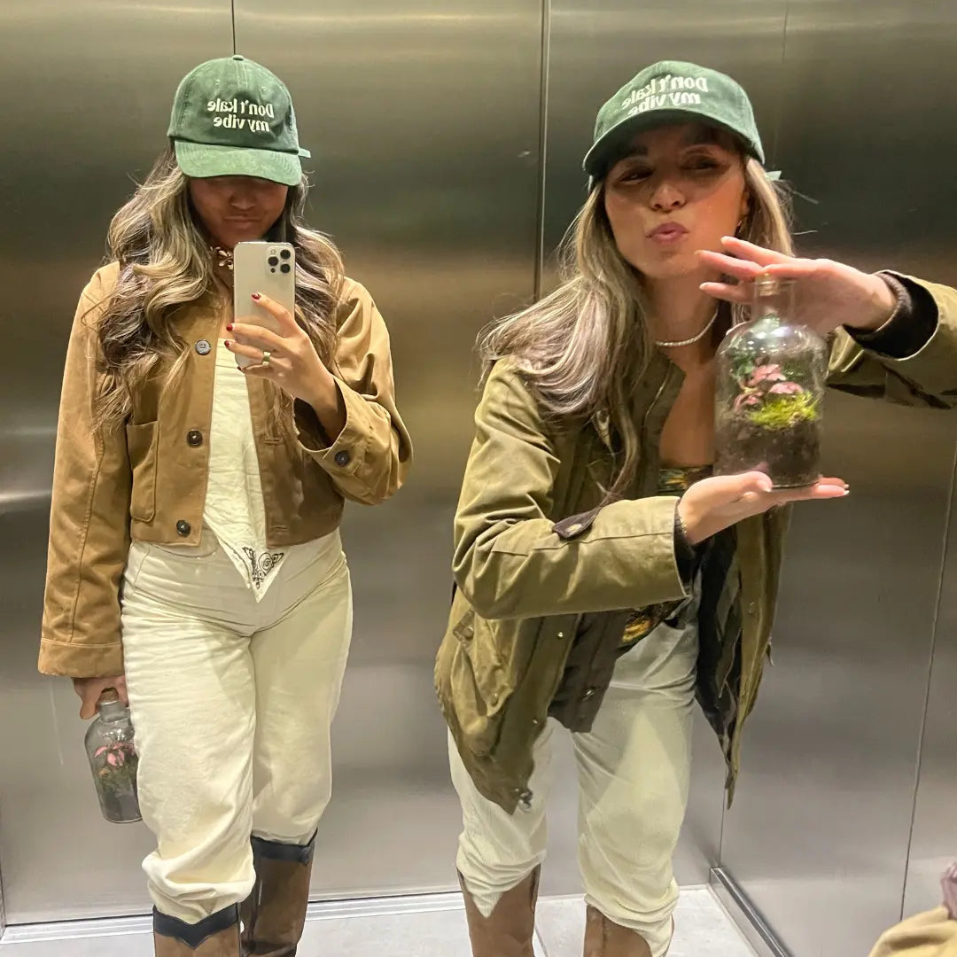 Leafage Don't Kale My Vibe Corduroy Cap BATCH 1