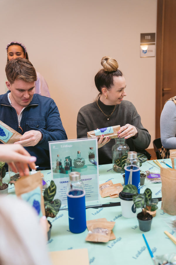 Workspace x Leafage tenant community terrarium workshop 1