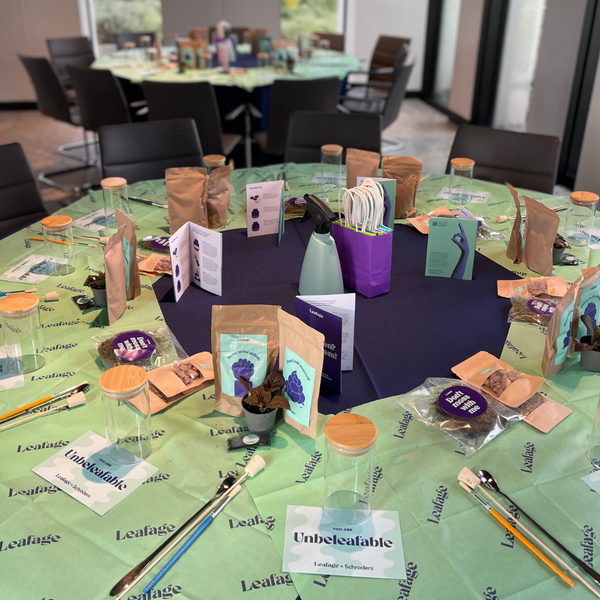 Schroders Wellbeing Day Leafage terrarium workshop 1